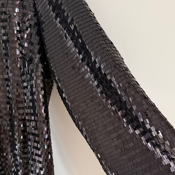 Who What Wear Black Sequin Dress - Picture 4 of 8